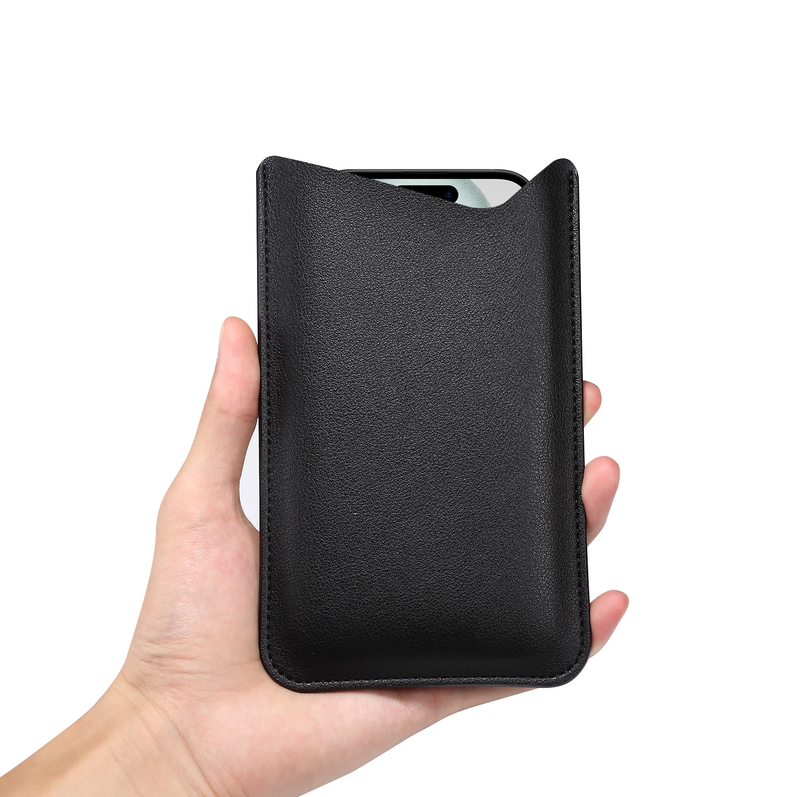 Leather Protective Phone Case Handbag - Universal Fit Pouch