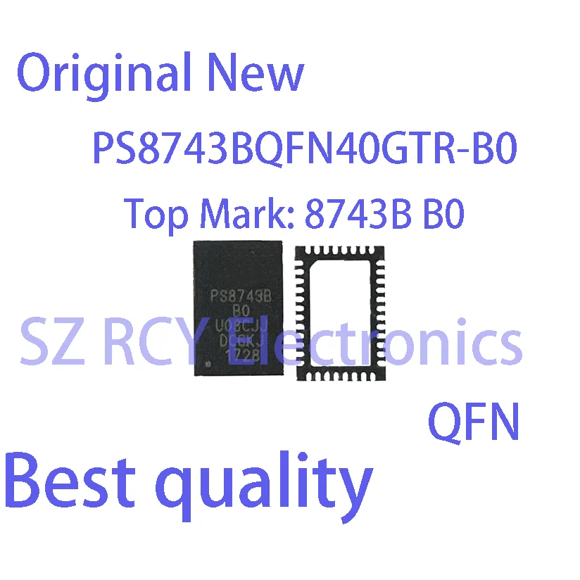 

(2 шт.) новая модель Φ PS8743B B0 B1 PS8743BQFN40GTR QFN чипсет