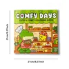 Cozy Atmosphere Relaxing Coloring Book for Adults and Teens Bold Easy-to-follow Patterns and Girl Moments 6