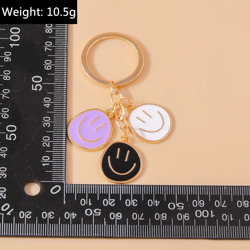 Schöner Lächeln-Gesicht-Schlüsselanhänger, Emoticon-Schlüsselanhänger, Anhänger für Männer und Frauen, Schlüsselhalter, Handtasche, Dekor, Anhänger, DIY-Schmuck, Geschenke – Detail 24