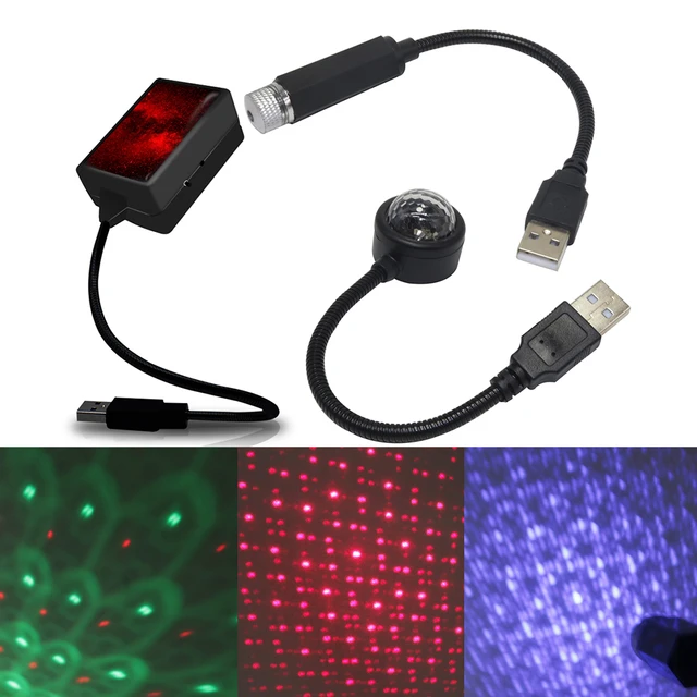 Projecteur D'ambiance Laser Étoilée Pour Toit De Voiture, Lampe D'intérieur  Led Usb, Décoration De Nuit Pour Maison, Lumières De La Galaxie - Lampe  Décorative - AliExpress