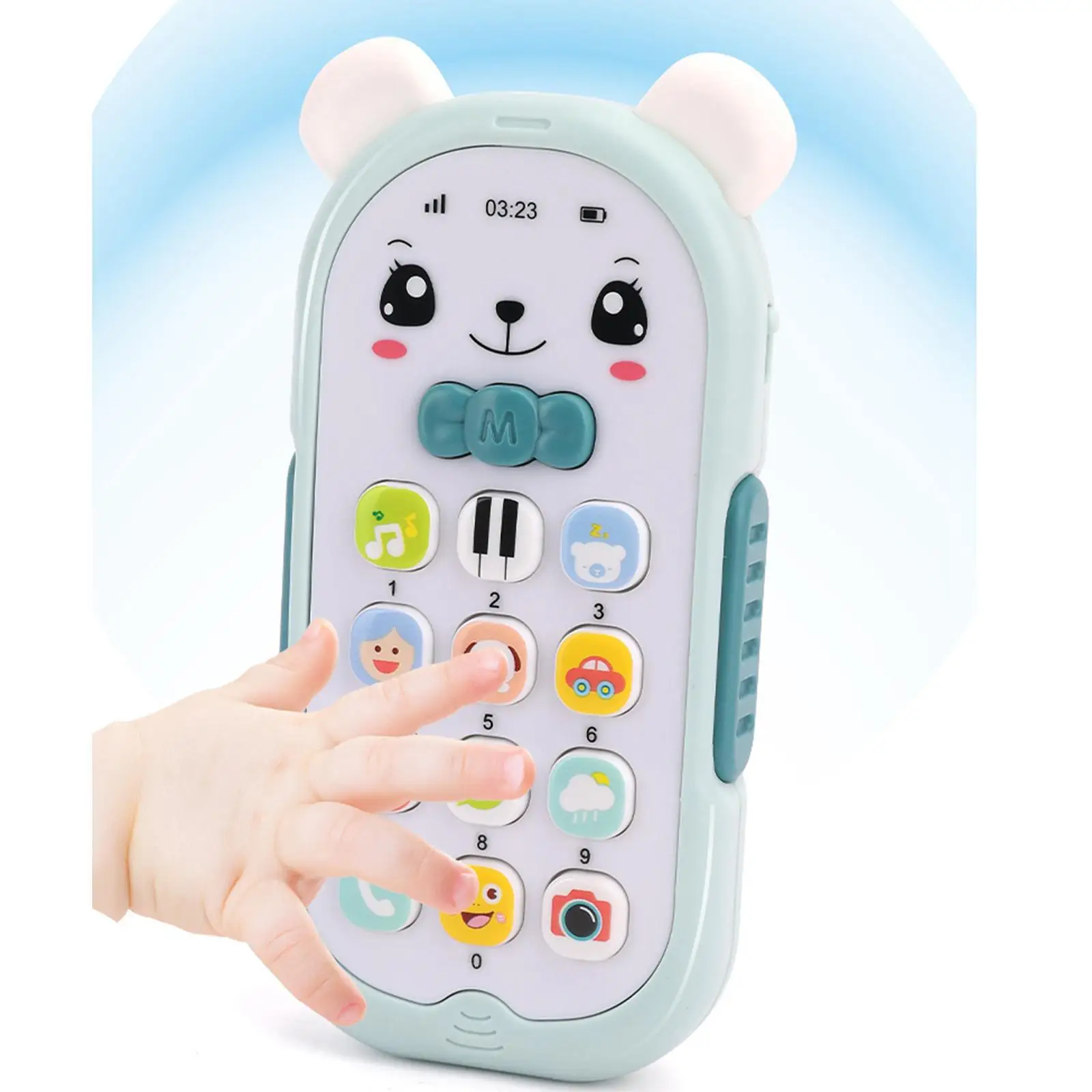 Baby Phone Toy Mobile Telephone Early Educational Learning Machine Kids Telephone Music Sound Machine Baby Mini Phone Toy 4
