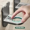 2/5PCS Universal Adjustable Shower Gel Bottle Rack Wall Mounted Shampoo Bottle Holder Bathroom Accessories Device 4