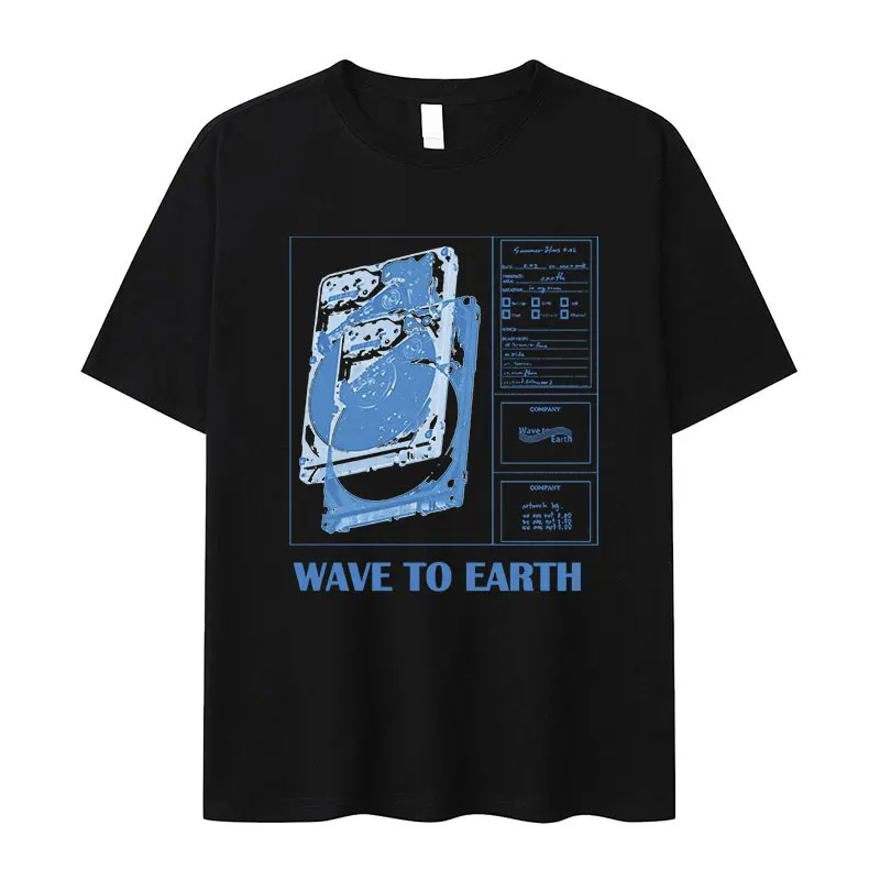 Wave To Earth 2024 Tour Album T Shirts Men's Hip Hop High