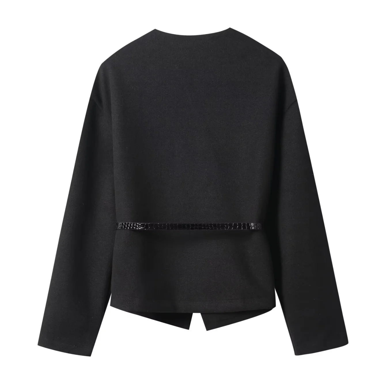 Women Fashion V-Neck Long Sleeve Coats Female Autumn Winter New Solid Cardigan Jackets With Belt Overcoat Lady Elegant Outerwear