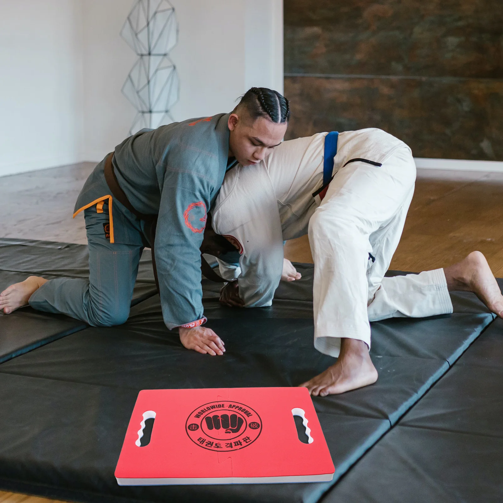 Double Sided Red Breaking Board for Taekwondo Karate Training Indoor Sports School Gym Martial Academy