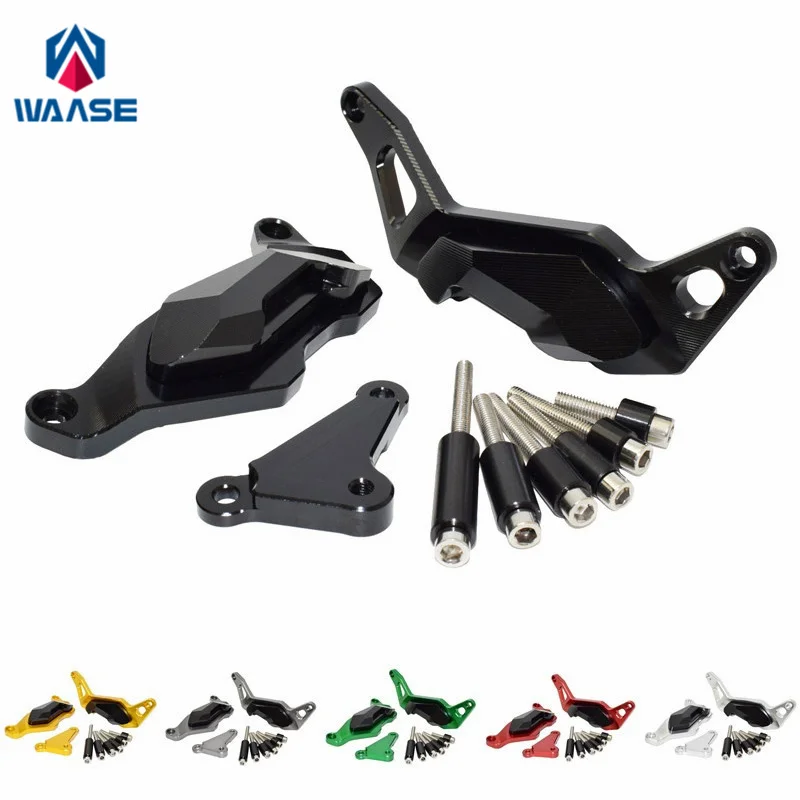 

Waase для Kawasaki Ninja 250, 400, Z250, Z400, 2018, 2019, 2020, 2021, 2022, защитная накладка на корпус двигателя, ползунок, защита от падения