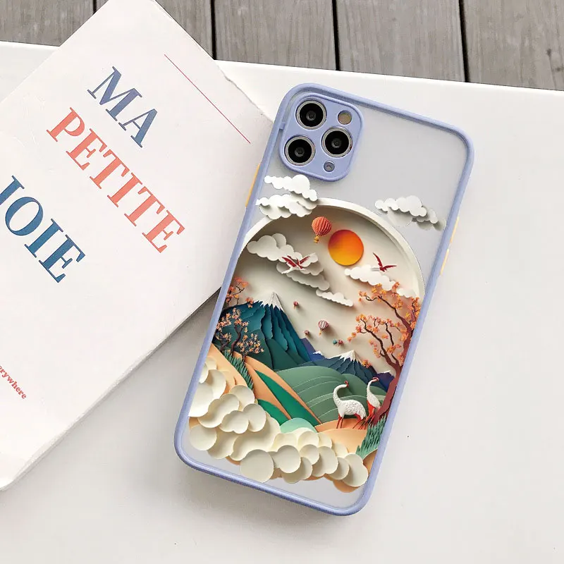 Creative Landscape Mountains Shockproof Phone Case