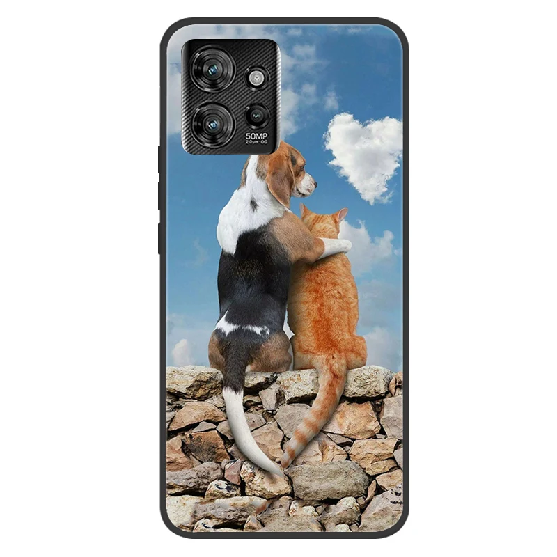 Shockproof Soft Silicone Bumper Coque Shell - Protective Back Cover