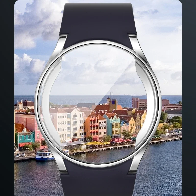 Watch Screen Protector Case Watch Accessories Watch Screen Protector Watch Case Watch Protective Case Watch Cover Watch Protective Cover TPU Protective Case Bumper Protective Case TPU Case for Samsung Galaxy Watch 7 40mm 44mm Full Cover Screen Protector Cover Shell