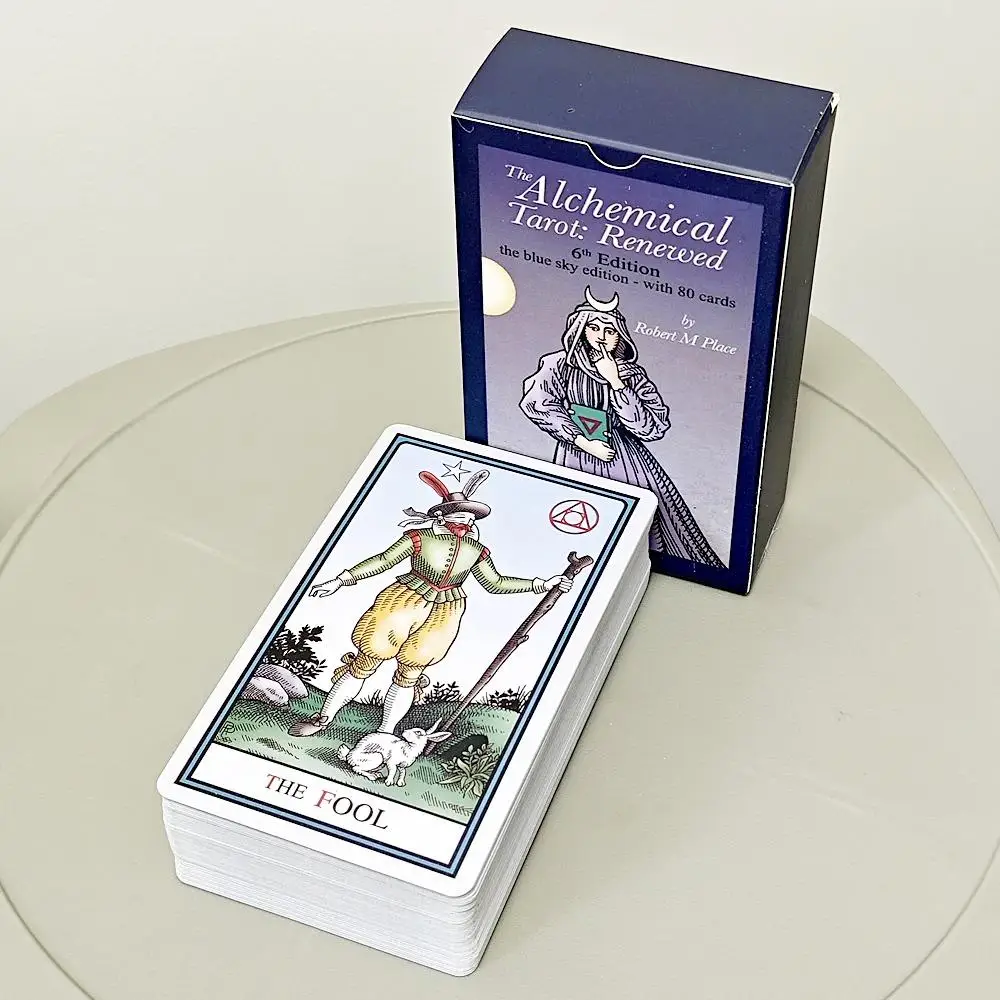 12*7cm The Alchemical Tarot Renewed 6th Editiona 80-card
