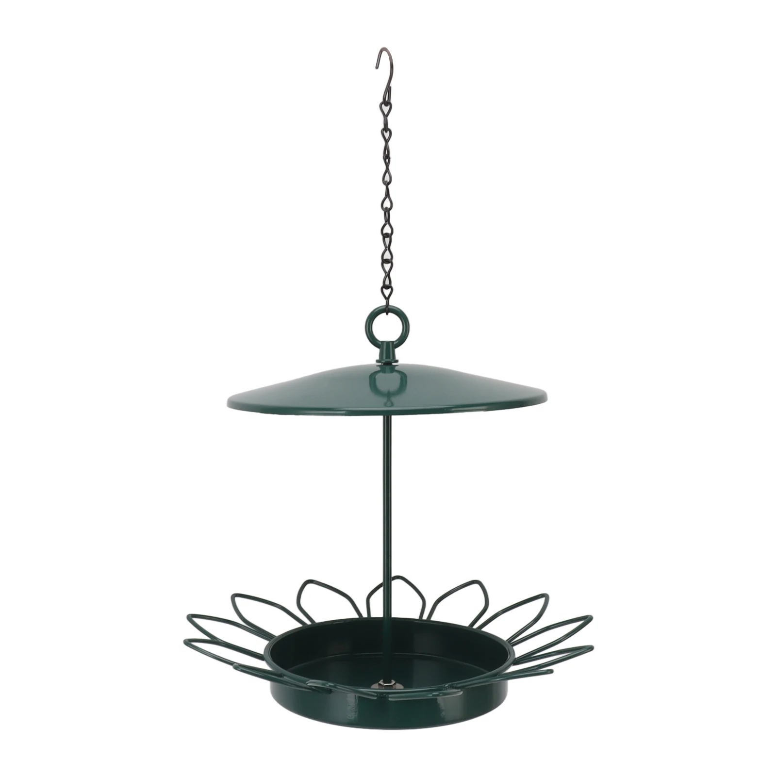 Platform Bird Feeder Rainproof Iron Birds Feeding Tray Durable Easy