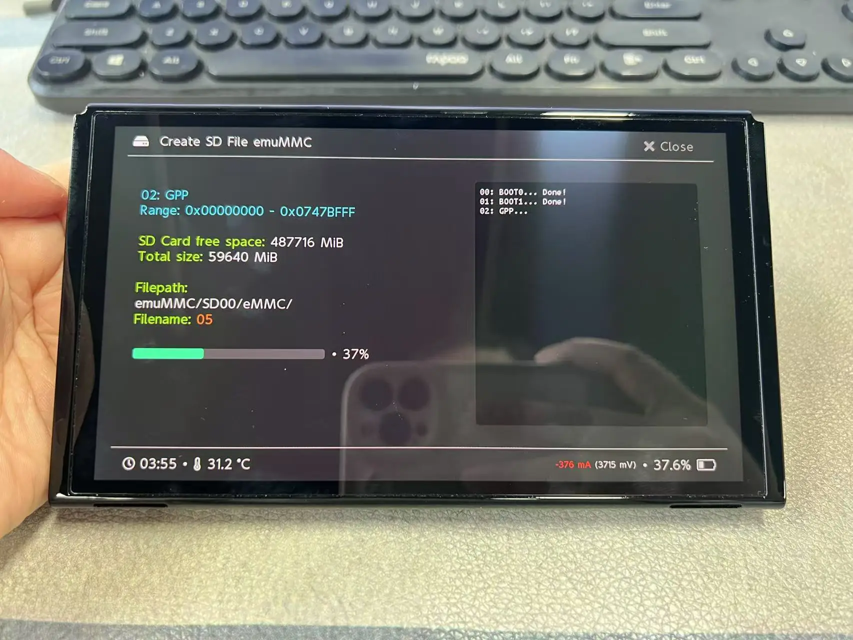 Picofly Modded Gaming Console For Switch OLED Pre-installed