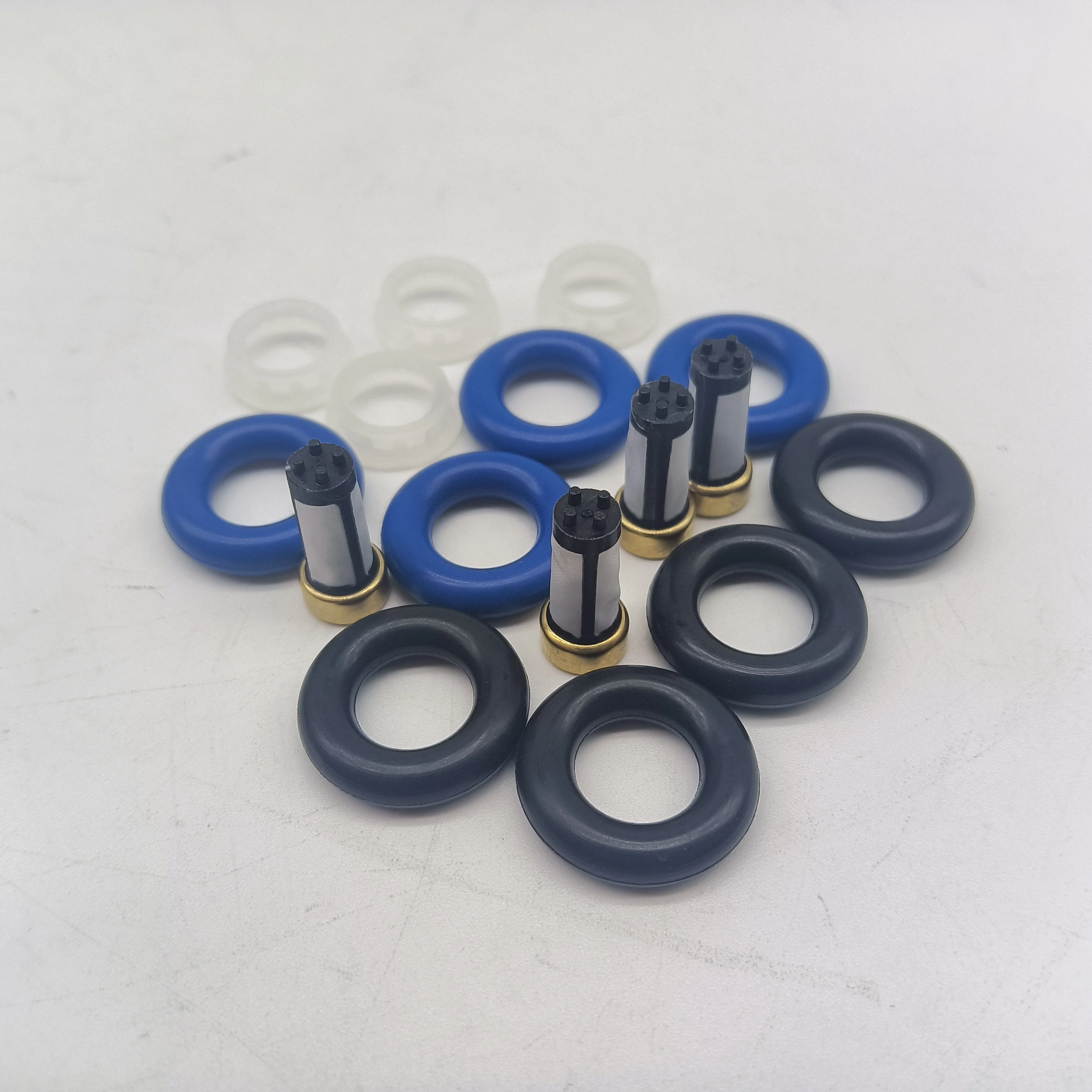 Injector Repair Kits Micro Filter Oring for MAZDA/FORD Focus 2 DA 2005-2008 4 Sets 1149958 0280156154 LF0113250A 4807883