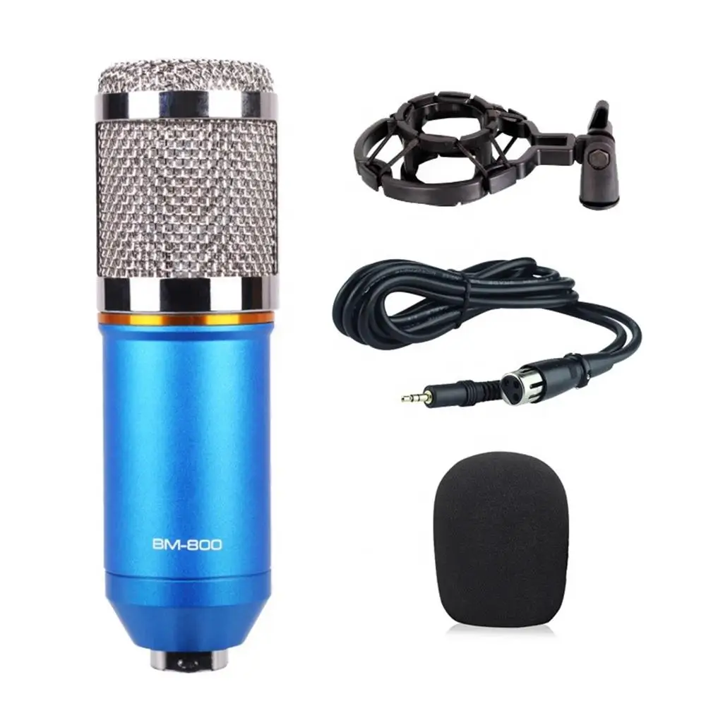 Karaoke Microfone de Gravação Condensador Metal Microfone para Ktv Rádio Braodcasting Cantando Gravação Computador Mic bm 800 - Image 4