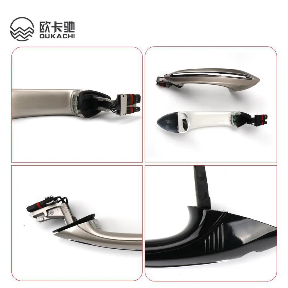 【スタイル:スマートキー入力ボタン穴がありません】アウタードアハンドルカバー 外 新型シエンタ 10系 アウタードアハンドルカバー ガーニッシュ 左右