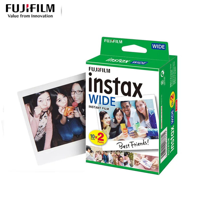 10/20/40/60/80/100 Sheets Fujiflm Instax Wide 400 Film Photo Paper