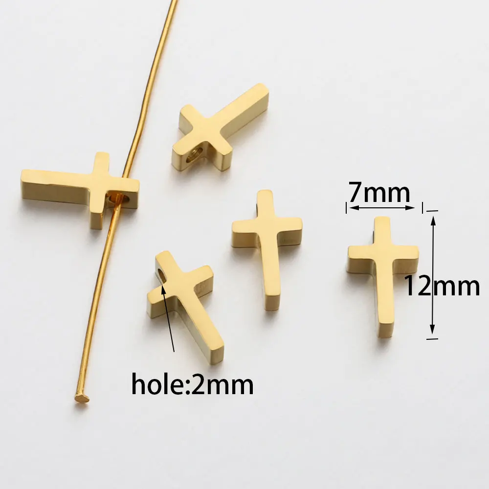 5 stücke Edelstahl Polnischen Herz Armband Perlen Mond Sterne Flugzeug Spacer Perlen DIY Schmuck Machen Halskette Erkenntnisse Großhandel – Detail 20