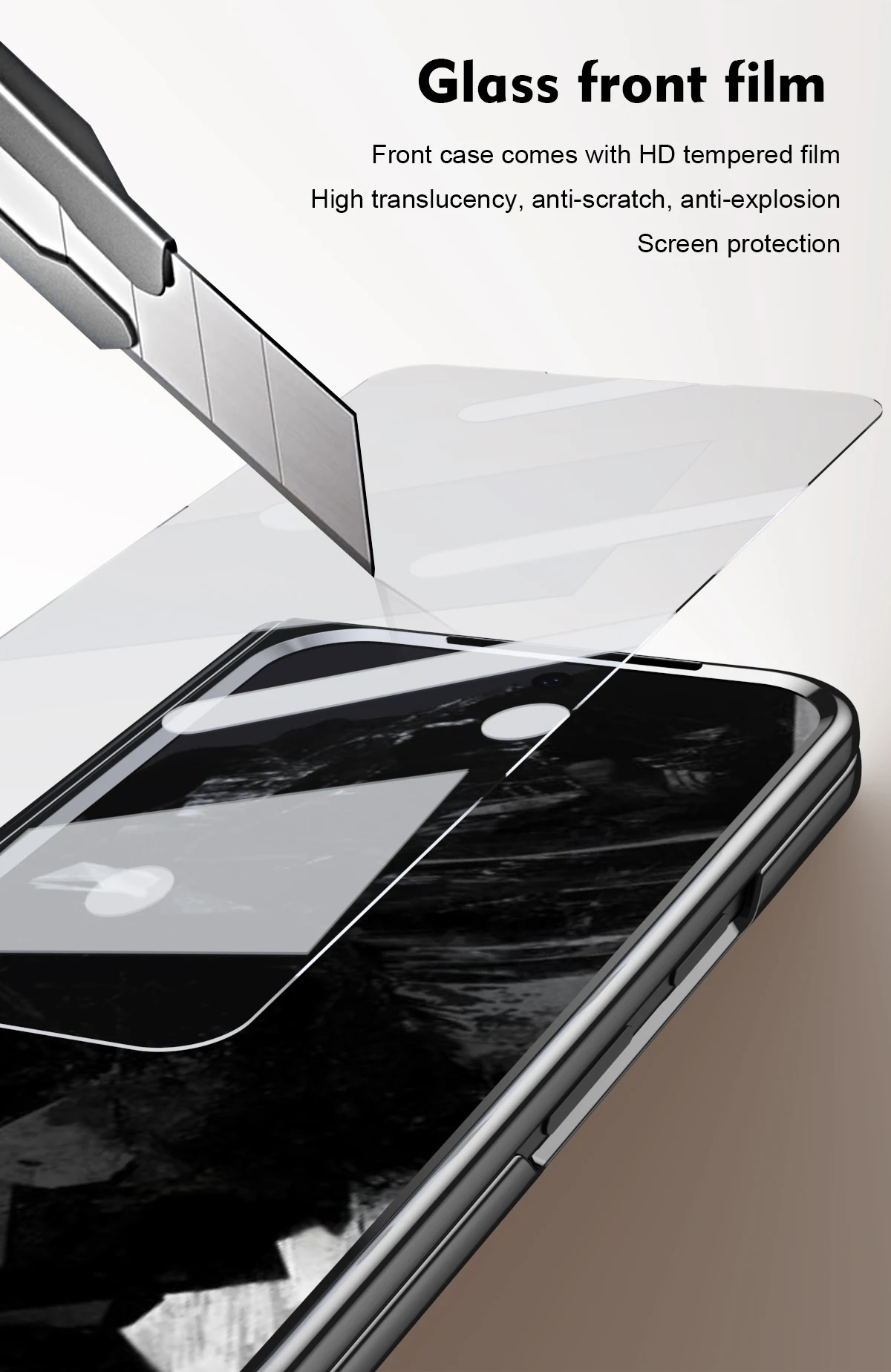 Custodia in pelle retrò Custodia Flip Cover in pelle per Goole 9 Pro Fold con slot per penna Supporto per telefono Pellicola protettiva in vetro per schermo_voghion.com