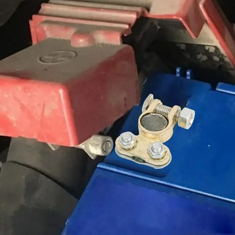 2pcs Automotive Battery Terminal Wire Cable Clamp Quick Release Connector for Car Truck Van Lorry Caravan