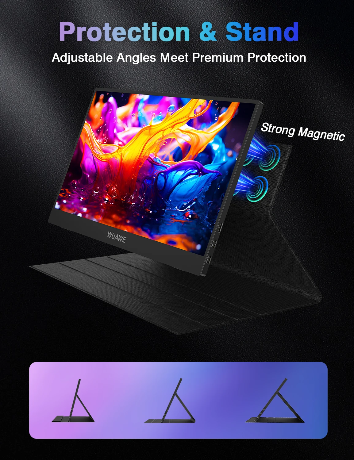 14 inch Small Portable Monitor 1080P USB HDMI For Laptop Mac Phone PS5 Xbox Switch
