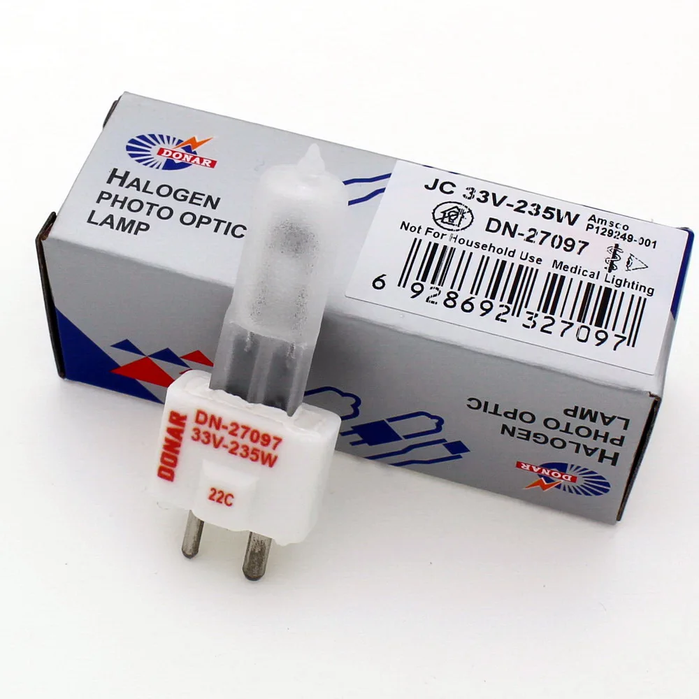 DN-27097 JC 33V-235W 235T4Q/2PPF halogen light bulb Amsco Steris P129249-001 33V 235W operating theater surgical lights lamp
