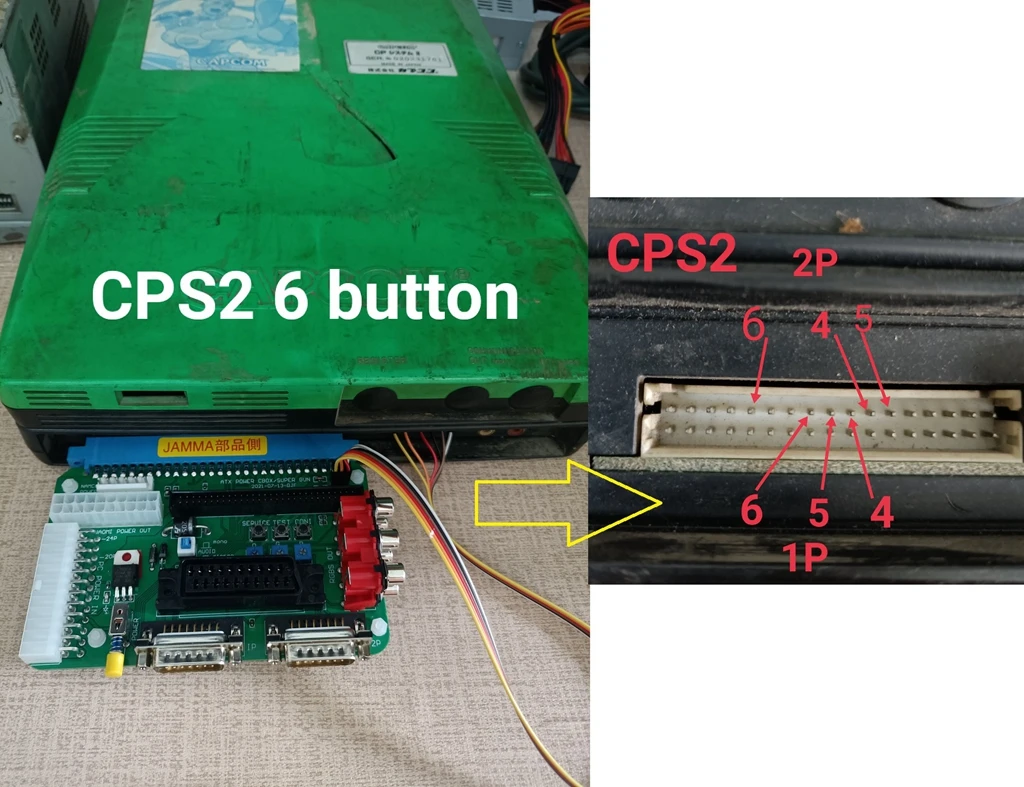 Wishcolor Verbesserte SuperGun DC 12V CBOX Arcade Retro Spiel Converter JAMMA mit EUR SCART und RGBS Interface – Detail 4
