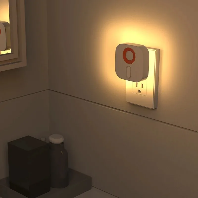 RGB Color LED Ambient Wall Lamp EU Socket Motion Sensor Night Light for Bathroom Corridor Staircase Bedroom Study Energy-Saving