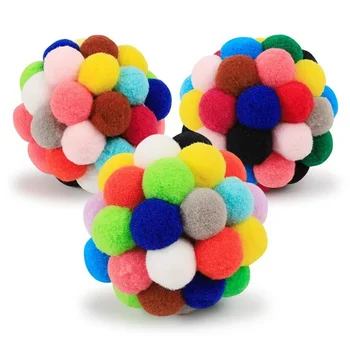 Colorful Bouncy Plush Yarn Ball 1