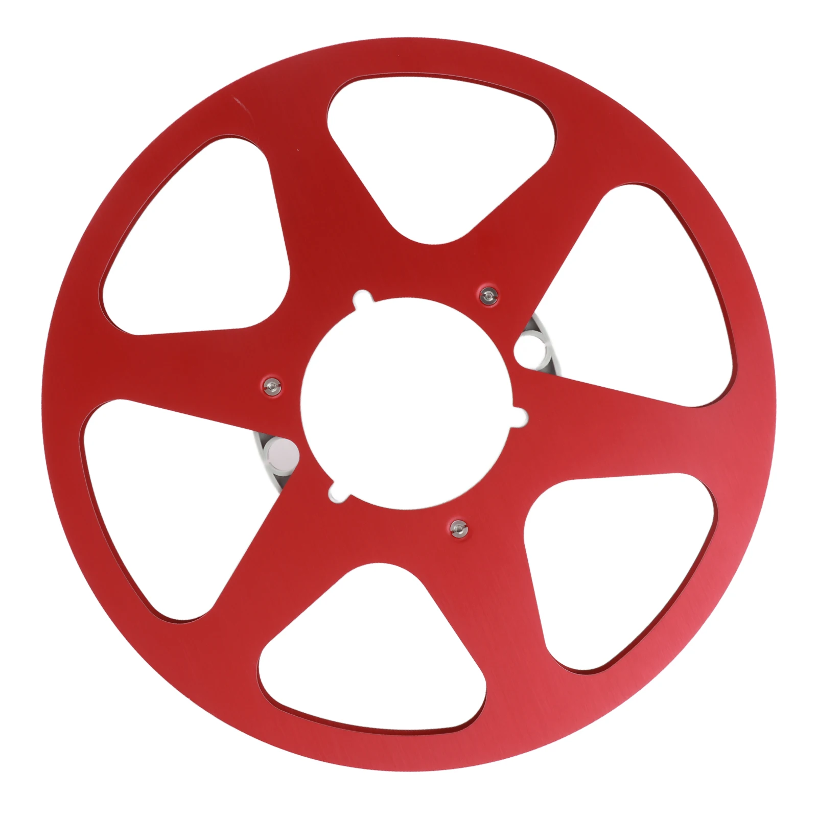 10" X 1/4" Empty Aluminum Alloy Take Up Reel To Reel Hub, 1/4 10 Inch Empty Takeup Reel For Nab - View #3