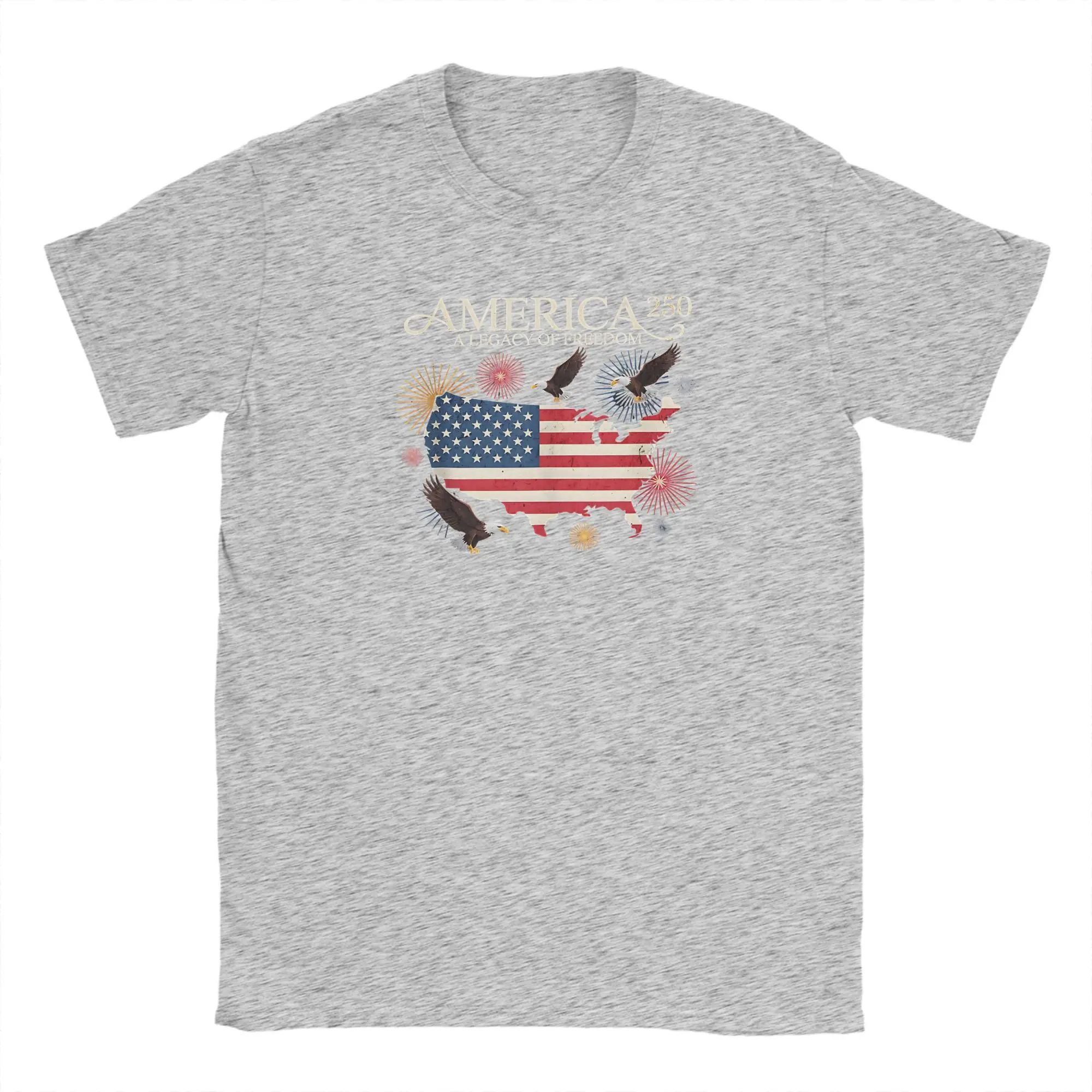 Vintage 250th Anniversary US Flag Short Sleeve T-Shirt