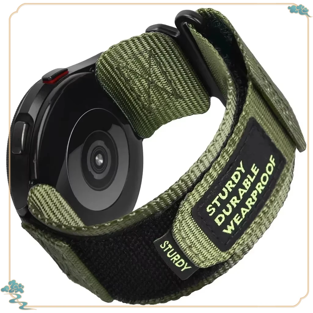 Velcro Nylon Sports Canvas Strap in 20mm/22mm Sizes
