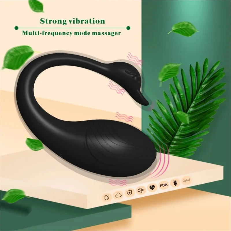 PUMING APP vibrator rotates clitoris 360 degrees to stimulate male and female anus plug male and female sex toys swan jump egg