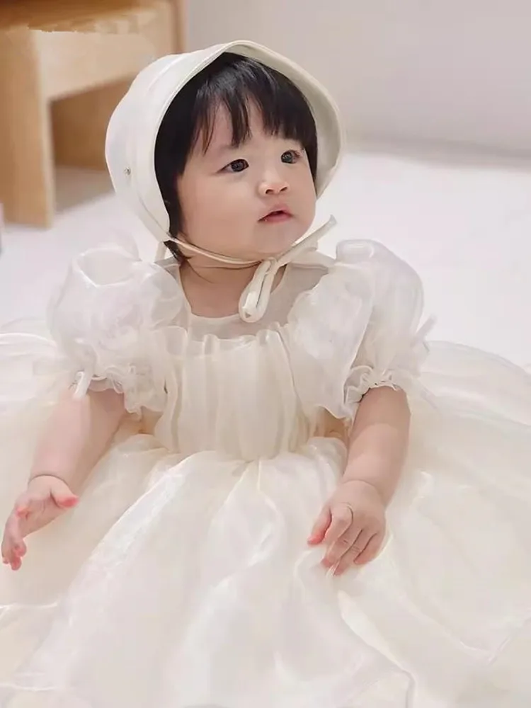 New Children's Princess Baptism Evening Dress Wedding Birthday Party Flower Girl Dresses A3759 Vestidos Bridesmaid Dresses