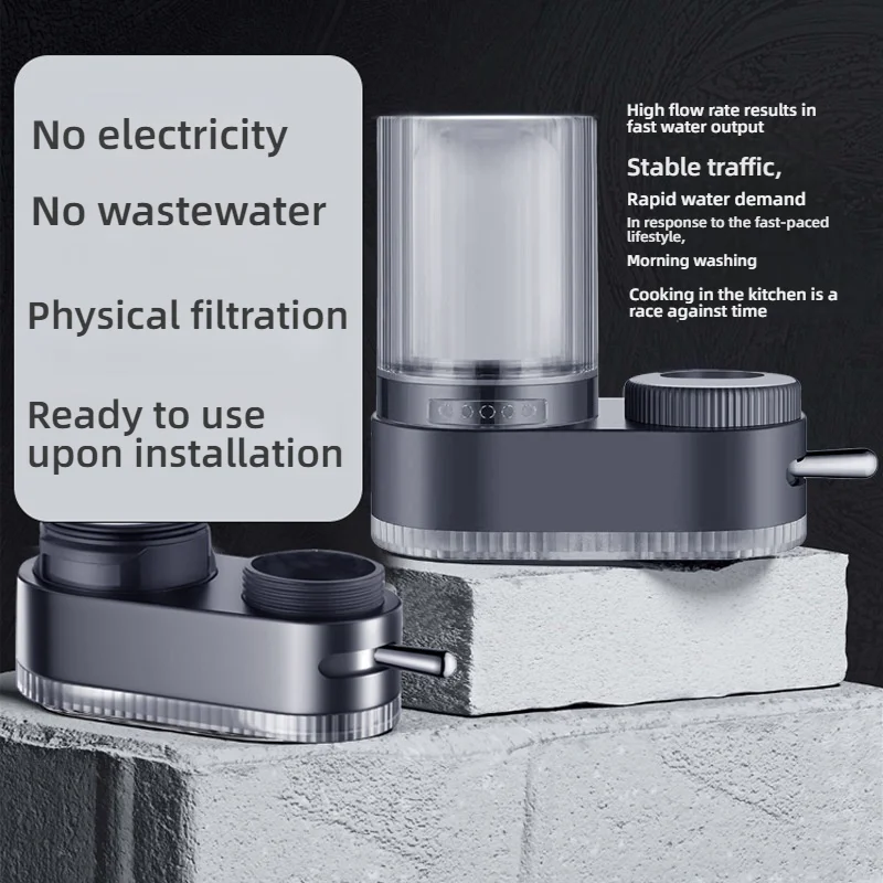 Home Kitchen Faucet Tap Water Purifier Physical Filtering System Faucet Type Water Purifier Can Clean Ceramic Filter Element