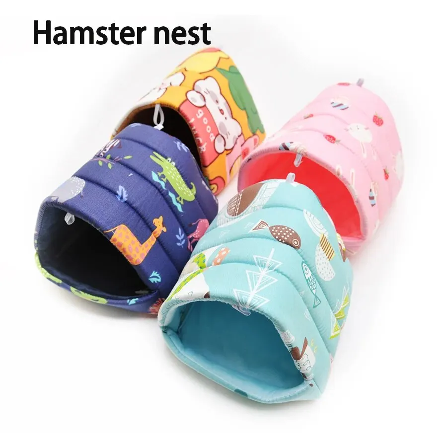 Hedgehog Chinchilla Hamster Small Animals Cute Nest Cave Warm Bed House pet bed pet house