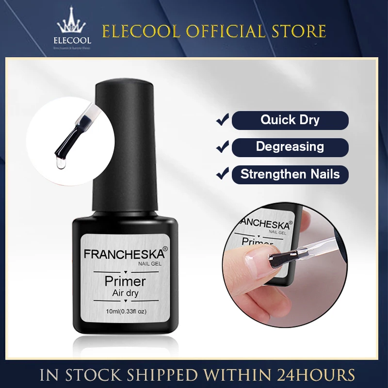 Nail Primer Dehydrator Gel Polish Base Acrylic Nails Liquid No-acid Grind-free Fast-drying Long-lasting