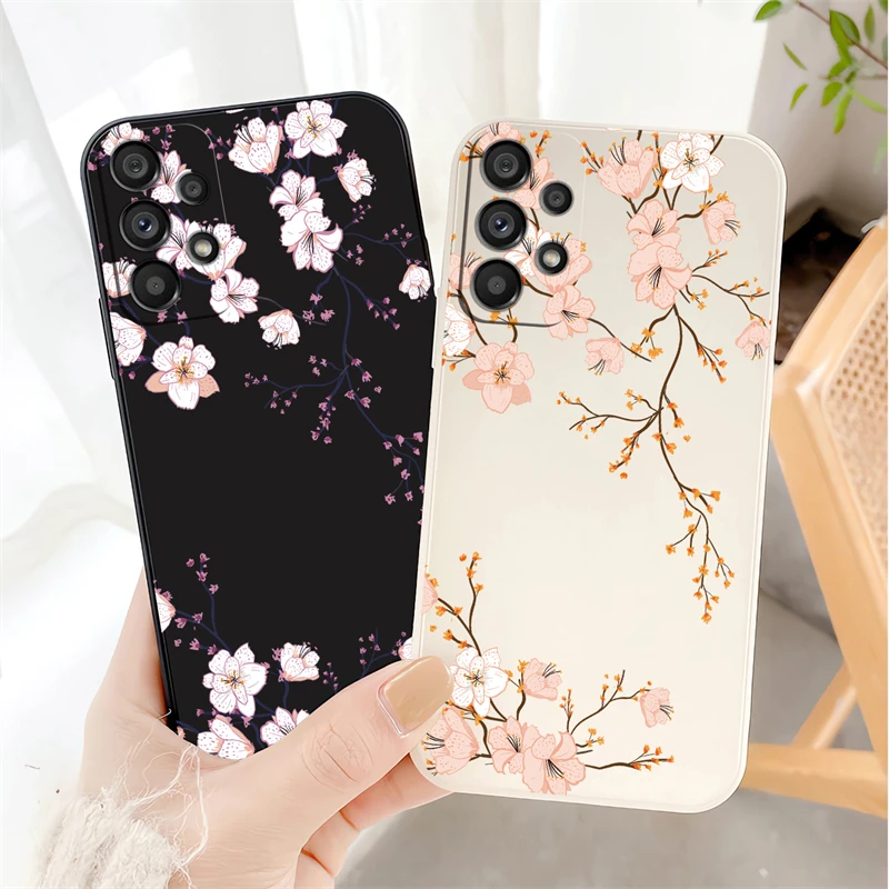 Little Fresh Pink Flowers Phone Case For Samsung A53 A54 A71 A72 A32 A33 A34 A31 A13 A14 A24 A25 A05S 5G Shockproof Cover Capa — view 6