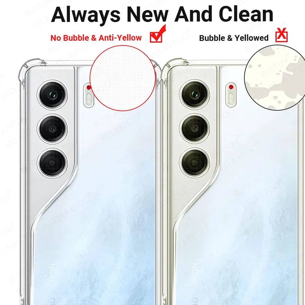 Transparent Shockproof Soft Phone Cover | Silicone Protective Case