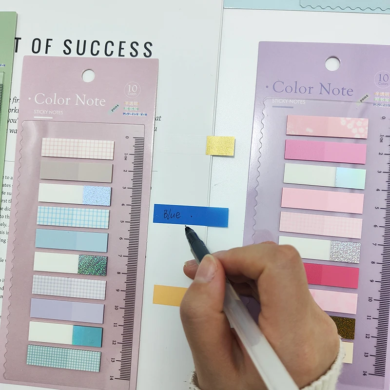 KindFuny 200 ��Ʈ �÷� ���� �޸� �е�, ��ƼĿ �޸� å����, ����Ʈ�� ��Ŀ �޸� ��ƼĿ ����, �繫�� �б� ��ǰ