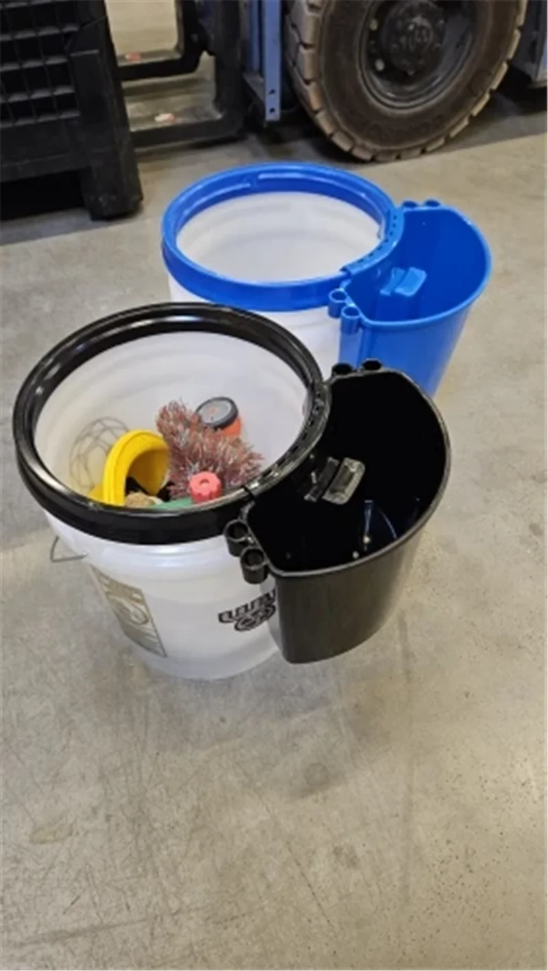 Universal Bucket Organizer Car Detailing Tools Towels Brushes Mitt Fast Easy Storage Kits External Hanging Barrel Wash Bucket