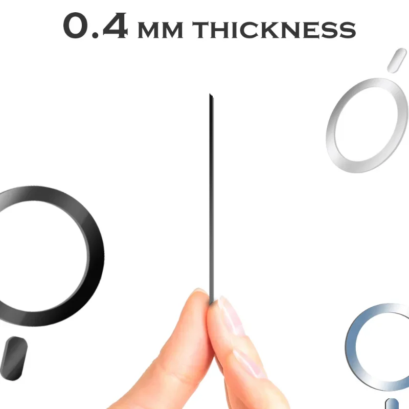 Anello adesivo adattatore magnetico universale per accessori di ricarica Wireless Magsafe per anello in acciaio per iPhone 14/13/12 Pro Max Galaxy
