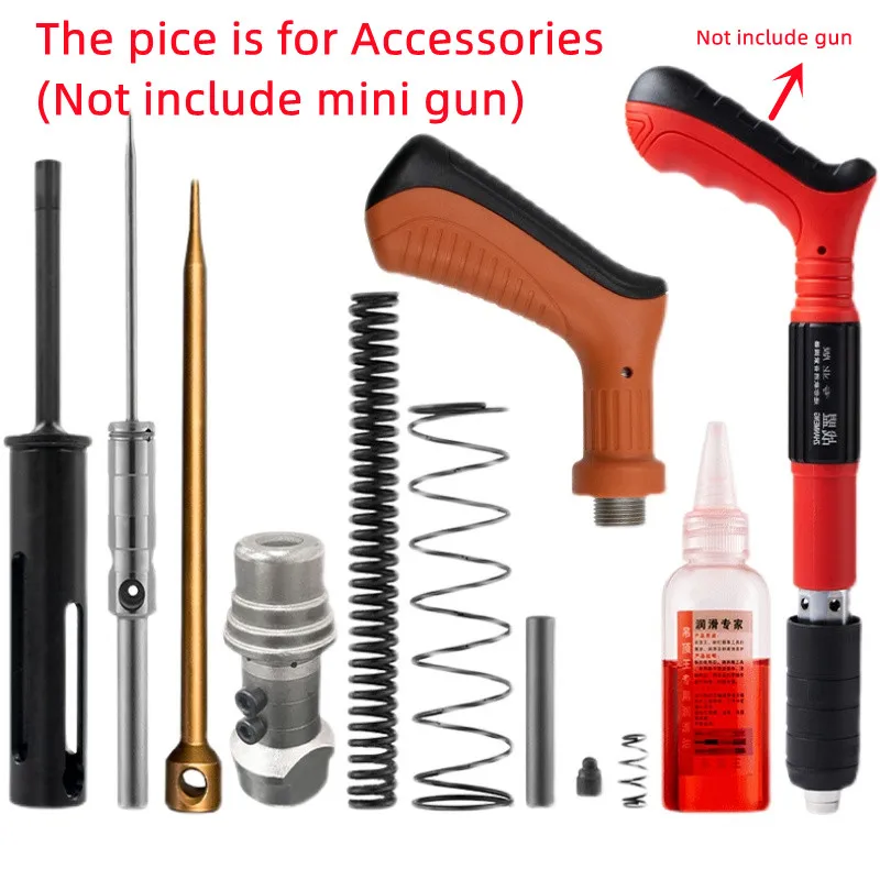Mini Nail Gun Accessories/Needles/Bushings/Springs/Handles/Tool Box