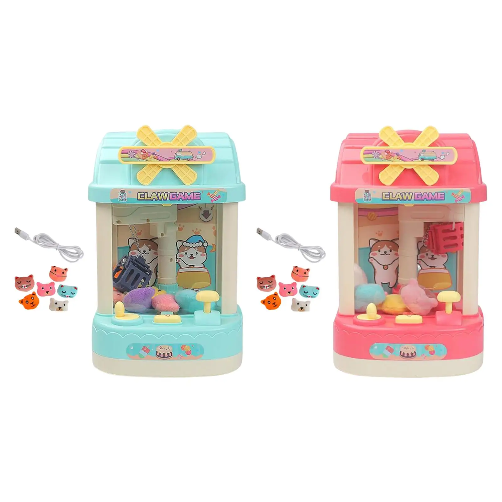 Claw Machine Doll Machine With Light And Sound Gift For Children Claw