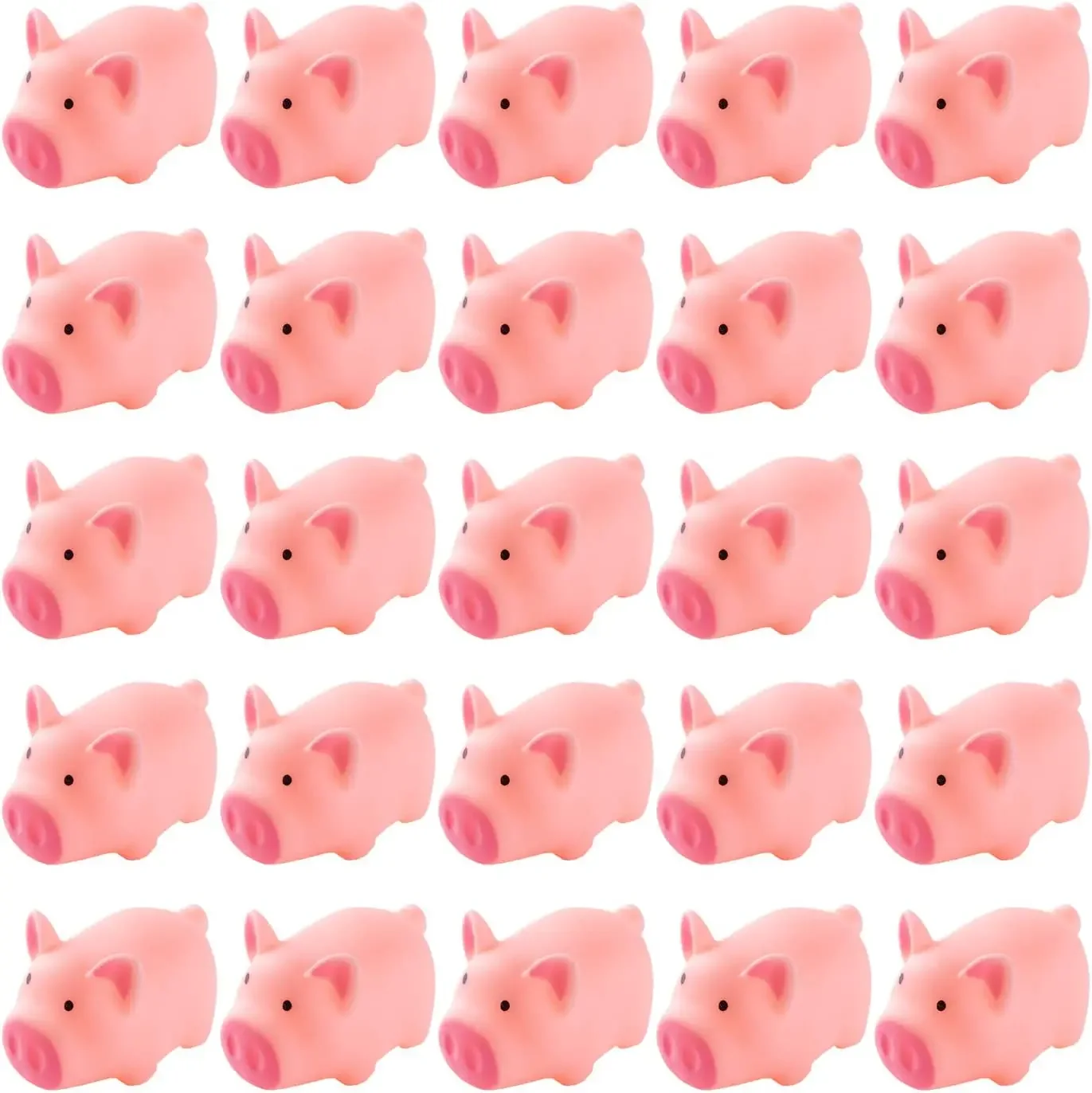 10PCS Mini Rubber Pigs Foat Bathtub Toys For Birthday Party Favor Gifts Decoration