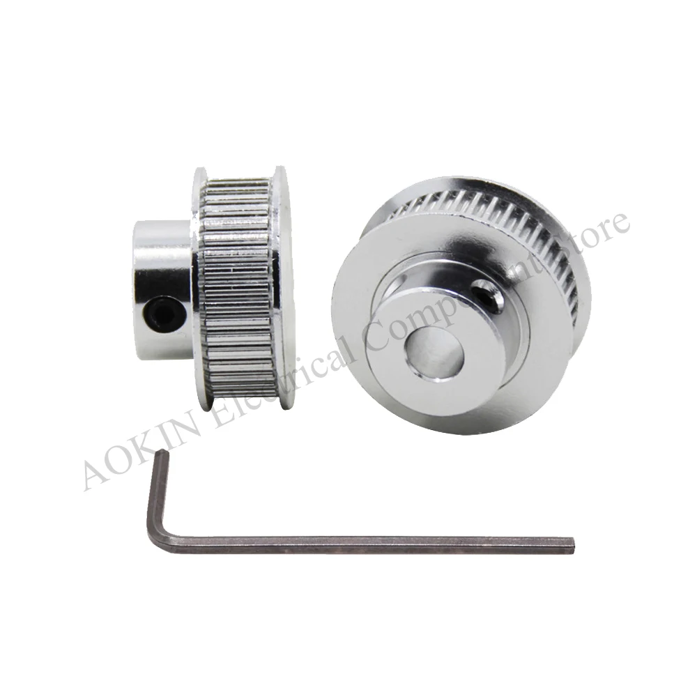 GT2 Timing Pulley 16 20 30 36 40 Tooth Wheel Bore 5mm 6mm 8mm with Wrench Fit for Open Closed Timing Belt for 3D Printer CNC