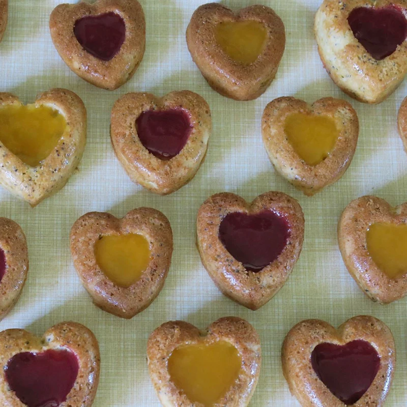 Gegrübeltes Herz Silikonform Liebe Mousse Kuchen Backform für Schokolade Süßigkeiten Dessert Keks Seife Eiswürfelform Kerzenwerkzeuge – Detail 8