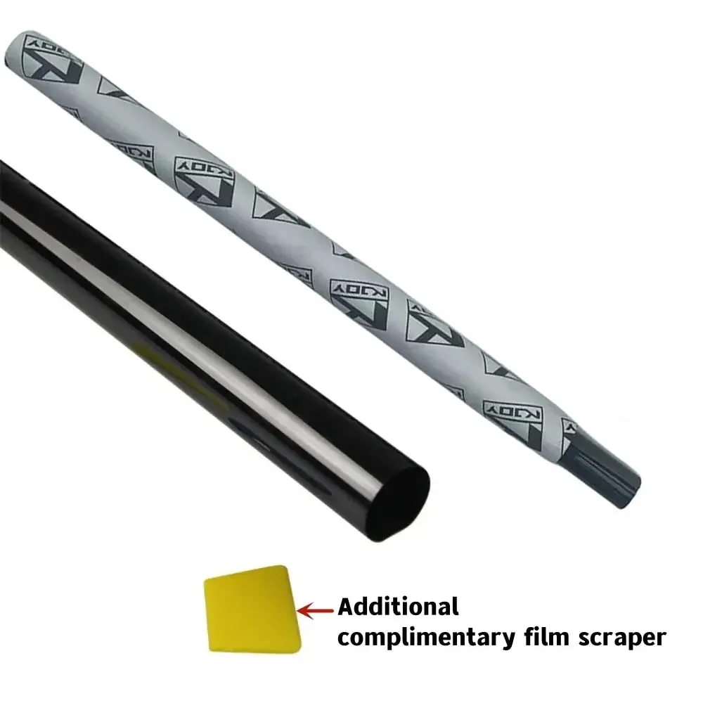 Premium Black Car & Home Window Tint Film (3m x 0.5m) – UV & Solar Protection with Pearl Cotton Applicator, Easy to Install