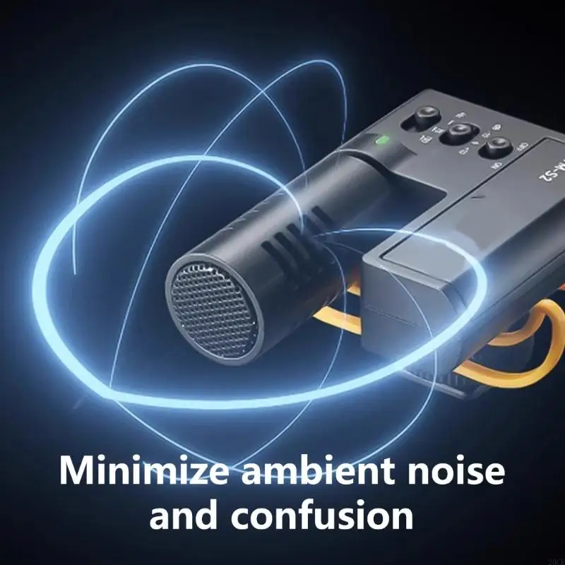 20CE IVM Small Microphone Offers Hifi Sound for Interviews and Video Effective