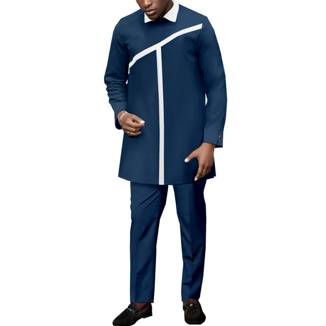 Bolaji Long Sleeve Dashiki Outfit - Image 5